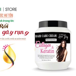 KEM Ủ XẢ TÓC CAO CẤP (Collagen & Keratin) SWIUSI HAIR CARE CREAM 1.000g