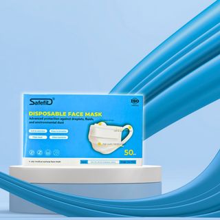 Thùng khẩu trang y tế 4 lớp Safefit (50 hộp x 50 chiếc)