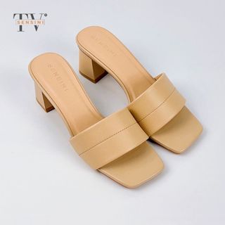 Dép cao gót nữ size 35–43 quai bản ngang gót vuông 5cm da mềm HN3059 – sỉ từ 5 đôi/màu