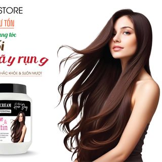 KEM Ủ XẢ TÓC CAO CẤP (Collagen & Keratin) SWIUSI HAIR CARE CREAM 500g