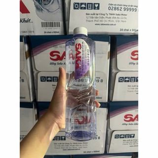 Nước suối ion kiềm Saka 555ml