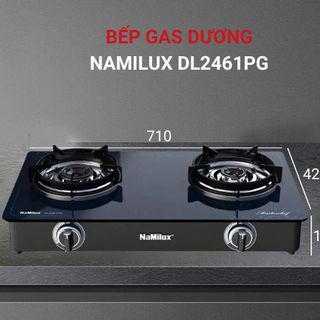 BẾP GAS ĐÔI MẶT KÍNH DL2461PG (DGN-71NPG)
