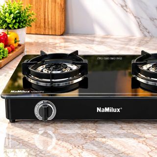 BẾP GAS ĐÔI MẶT KÍNH NAMILUX DL2463PG (DGH-71NPG)