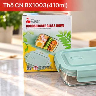 HỘP THỦY TINH CHỮ NHẬT 410ML BX1003 (T48)
