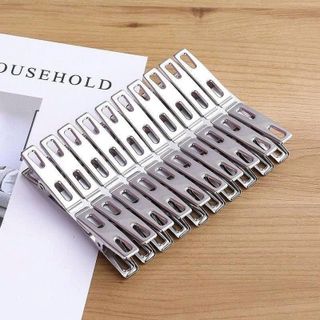 SET 20 KẸP INOX PHƠI QUẦN ÁO (T144)