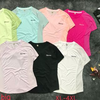 Áo nữ big size thể thao chất poly mát SLL Tuyển CTV Sỉ toàn quốc