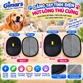 GĂNG TAY TĨNH ĐIỆN HÚT LÔNG THÚ CƯNG GIMARS