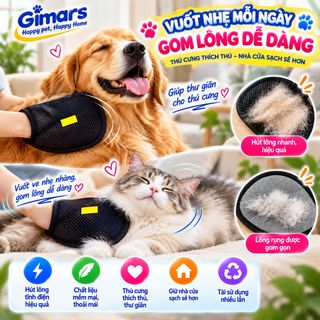 GĂNG TAY TĨNH ĐIỆN HÚT LÔNG THÚ CƯNG GIMARS