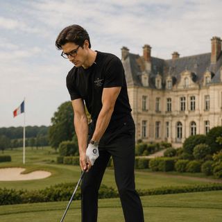 Quần đánh Golf Vaumont. Chất vải si hãng co giản thoải mái.