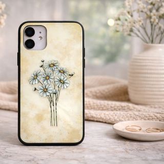 Ốp lưng hoa cúc Vintage Beige