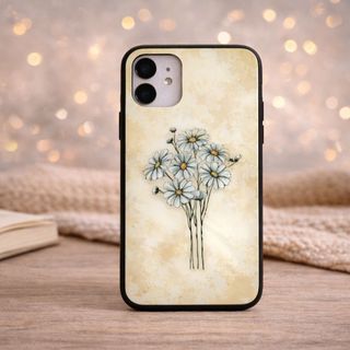 Ốp lưng hoa cúc Vintage Beige