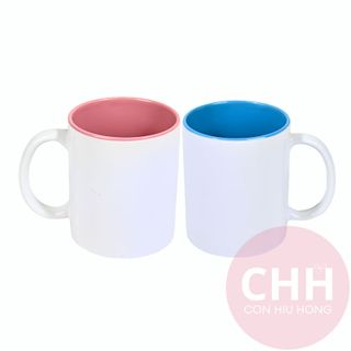 Ly Sứ Lòng Màu Cao Cấp - In Ly Sứ Cá Nhân Hóa Theo Yêu Cầu Từ 1 Cái - Con Hiu Hồng Gift
