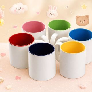 Ly Sứ Lòng Màu Cao Cấp - In Ly Sứ Cá Nhân Hóa Theo Yêu Cầu Từ 1 Cái - Con Hiu Hồng Gift