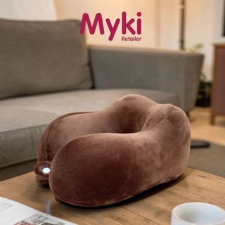 Gối Kê Cổ Du Lịch Cao Su Non Công Thái Học Myki, Nhận In Thêu Logo Theo Yêu Cầu