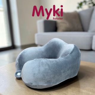 Gối Kê Cổ Du Lịch Cao Su Non Công Thái Học Myki, Nhận In Thêu Logo Theo Yêu Cầu