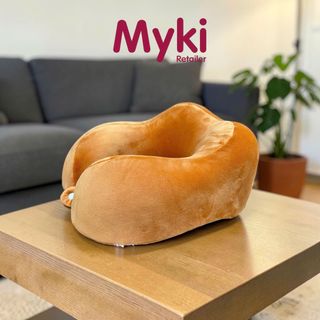Gối Kê Cổ Du Lịch Cao Su Non Công Thái Học Myki, Nhận In Thêu Logo Theo Yêu Cầu