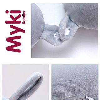 Gối Kê Cổ Du Lịch Cao Su Non Công Thái Học Myki, Nhận In Thêu Logo Theo Yêu Cầu