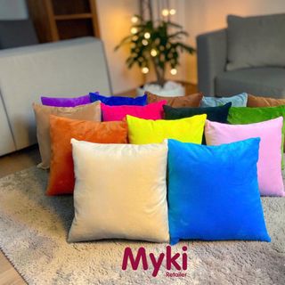 Gối Tựa Lưng Đơn Sắc Myki, Dùng Trang Trí Phòng Khách, Sofa, Cà Phê, Văn Phòng