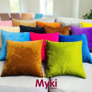 Gối Tựa Lưng Đơn Sắc Myki, Dùng Trang Trí Phòng Khách, Sofa, Cà Phê, Văn Phòng