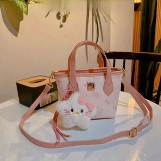 TÚI XÁCH NỮ DA PU ĐEO CHÉO CẦM TAY STYLE HÀN QUỐC TẶNG MÓC GẤU WHQC1