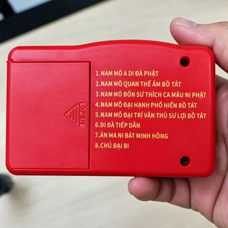 MÁY NIỆM PHẬT 8 BÀI (T100)