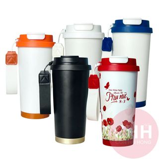 Ly Giữ Nhiệt Lõi Inox 316 - Con Hiu Hồng Gift
