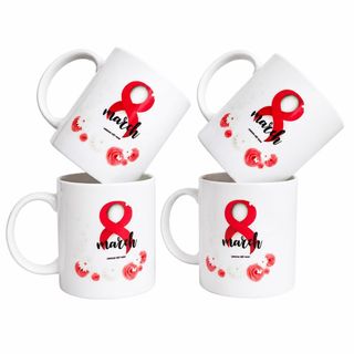 Ly Sứ Trắng Cao Cấp In Hình Theo Yêu Cầu – Men Trắng Tinh Khôi – Con Hiu Hồng Gift