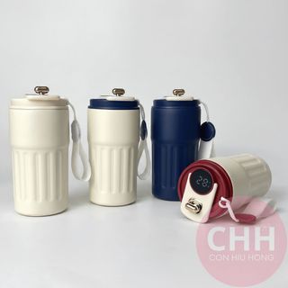 Ly Giữ Nhiệt Thông Minh Nắp LED Hiển Thị Nhiệt Độ 450ml - Lõi Inox 304