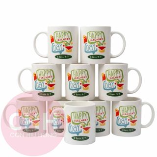 Ly Sứ Trắng Cao Cấp In Hình Theo Yêu Cầu – Men Trắng Tinh Khôi – Con Hiu Hồng Gift