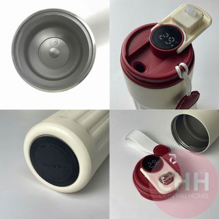 Ly Giữ Nhiệt Thông Minh Nắp LED Hiển Thị Nhiệt Độ 450ml - Lõi Inox 304
