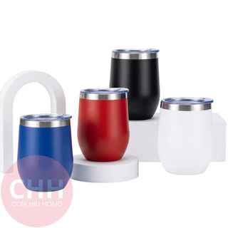 Cốc Trứng Giữ Nhiệt 355ml Thiết Kế Độc Đáo | In Logo Doanh Nghiệp