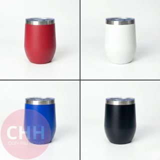 Cốc Trứng Giữ Nhiệt 355ml Thiết Kế Độc Đáo | In Logo Doanh Nghiệp