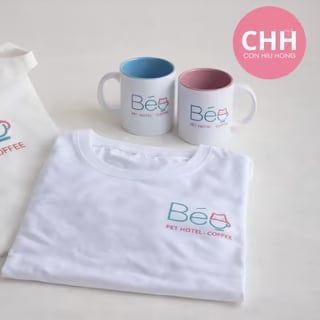 Combo túi, ly sứ và áo thun (in theo yêu cầu)