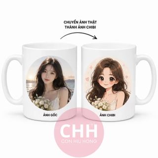 Dịch Vụ Vẽ Ảnh Thật Thành Ảnh Chibi In Ly Sứ Tốt Nghiệp – Món Quà Độc Bản Cho Tuổi Học Trò
