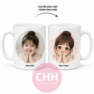 Dịch Vụ Vẽ Ảnh Thật Thành Ảnh Chibi In Ly Sứ Tốt Nghiệp – Món Quà Độc Bản Cho Tuổi Học Trò