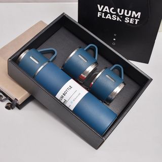 Bộ bình giữ nhiệt inox 304 kèm cốc nhỏ inox