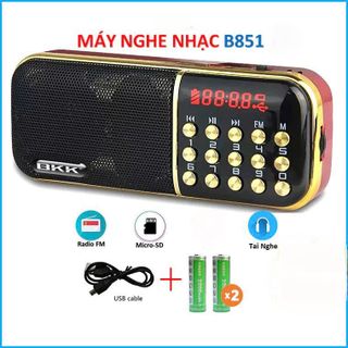 Máy nghe nhạc, máy nghe kinh phật, máy học tiếng Anh BKK B851 2 pin