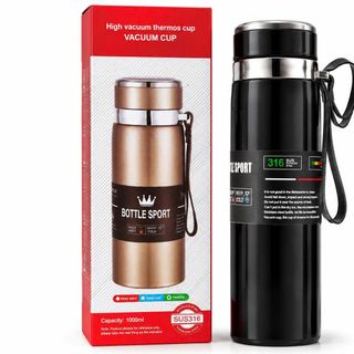 BÌNH GIỮ NHIỆT BOTTLE SPORT INOX 1000ml CÓ KHAY LỌC TRÀ (T50)