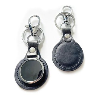 Móc khóa kim loại bọc da sang trọng