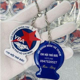Móc khóa nhựa dẻo epoxy