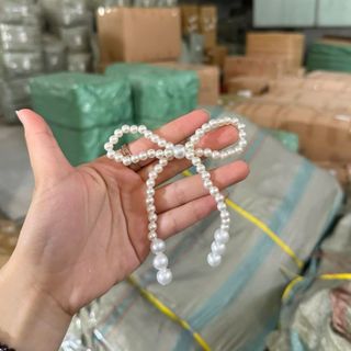 Nơ châu , phụ kiện trang trí tết, trang trí giỏ quà
