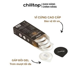 Bao cao su Siêu mỏng Nhiều Gel Chilltop Super Invisible hộp 10 cái