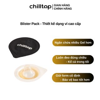 Bao cao su Siêu mỏng Nhiều Gel Chilltop Super Invisible hộp 10 cái