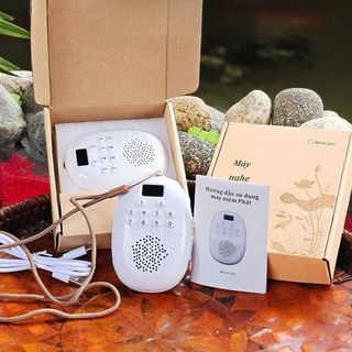 MÁY NIỆM PHẬT MINI 68 BÀI HÌNH LÁ BỒ ĐỀ (T100)