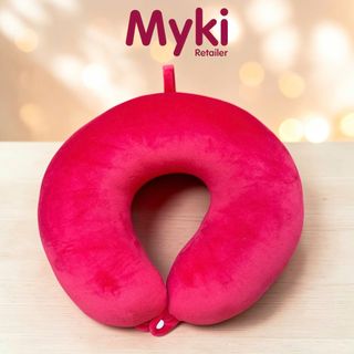 Gối Chữ U Bông Gòn Myki, Màu Đơn Sắc Cho Người Yêu Phong Cách Tối Giản