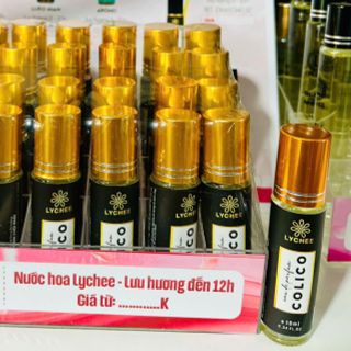 Nước hoa LYCHEE dạng lăn 10ml thơm lâu 8h ... full hóa đơn giấy công bố..Sĩ toàn quốc. Hổ trợ mẫu tes cho cửa hàng