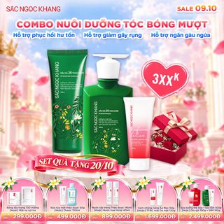 COMBO DẦU GỘI 26 THẢO DƯỢC [350G] + DẦU XẢ 26 THẢO DƯỢC [200G] TẶNG 1 TRONG 2