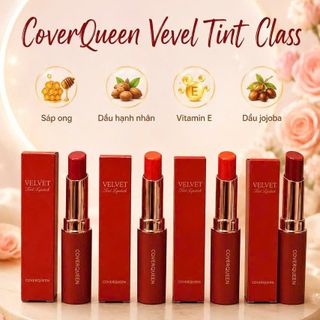 Son CoverQueen Sáp Dưỡng và màu gồm 4 màu 3 dưỡng son lì lâu trôi .Sĩ số lượng full giấy hóa đơn