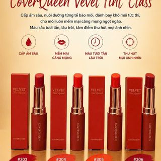 Son CoverQueen Sáp Dưỡng và màu gồm 4 màu 3 dưỡng son lì lâu trôi .Sĩ số lượng full giấy hóa đơn