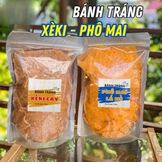 🧄 BÁNH TRÁNG XÈKI MUỐI TỎI PHÔ MAI 200G – THƠM BÉO, ĐẬM VỊ, CÀNG ĂN CÀNG CUỐN